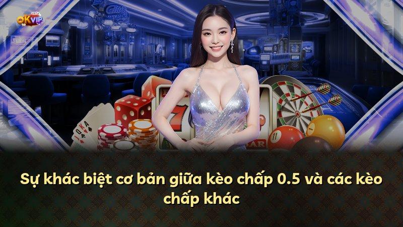 Sự khác biệt cơ bản giữa kèo chấp 0.5 và các kèo chấp khác