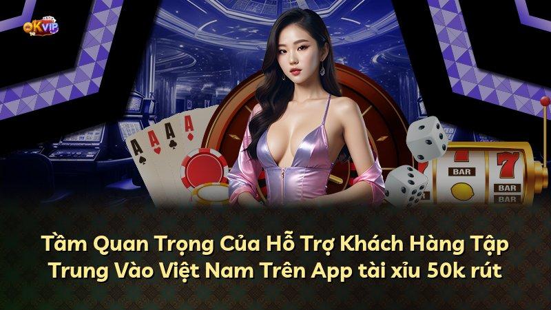 Tầm Quan Trọng Của Hỗ Trợ Khách Hàng Tập Trung Vào Việt Nam Trên App tài xỉu 50k rút